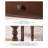 American Vintage Solid Wood Desk
