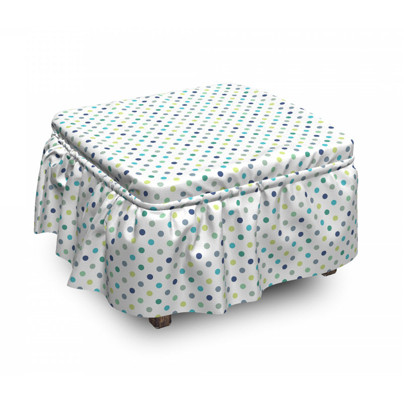 Box Cushion Ottoman Slipcover