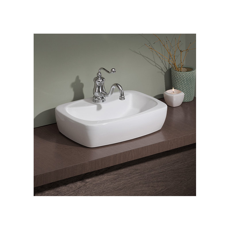 Cheviot Products 14.25'' White Vitreous China Rectangular Bathroom Sink