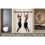 Porte de douche coulissante sans cadre noir mat l 56-60 x H 76 mm avec film antidéflagrant