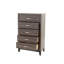 Commode en bois massif avec rangement 1 chambre 5 pièces