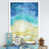 Toile blanche avec cadre photo