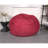 5-Foot Comfortable High-Density Shredded Foam Bean Bag Chair For Kids And Adults, With Removable Microsuede Cover, Ideal Reading And Bedroom Floor Lounge-1379918605