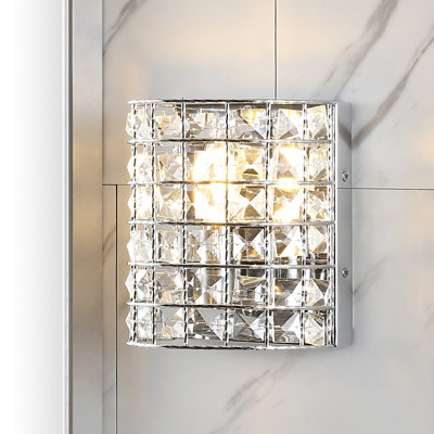  Kashvi Metal/Crystal Classic Glam LED Vanity Light
