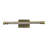 Bio 1-Light Vintage Industrial Brass Finish LED Adjustable Pipe Wall Sconce