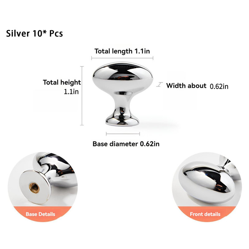 Creative Silver Handle, Cabinet & Drawer Pull