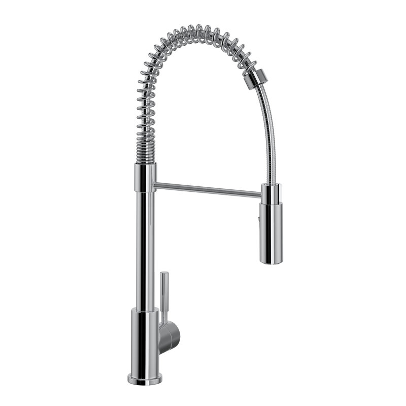 Lux Pre-Rinse Pull-Down Kitchen Faucet, Polished Chrome