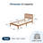 Soid Wood Platform Bed with Headboard-792425006-795243942