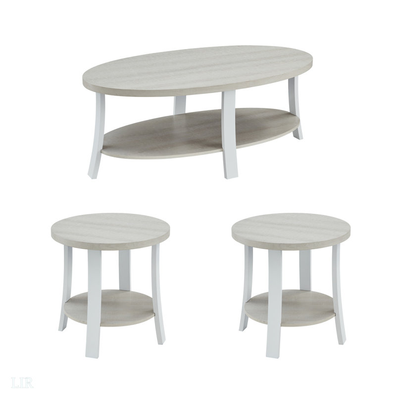 Ensemble de tables basses 3 pièces Contemporary