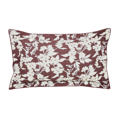 Aris Print Oxford Pillowcase Mulberry