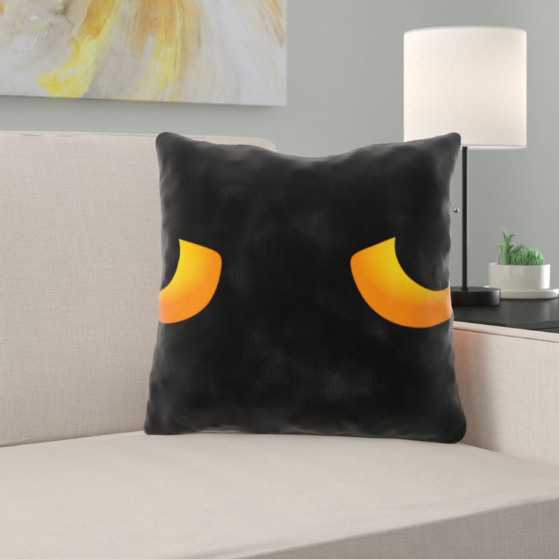 Coussin décoratif yeux