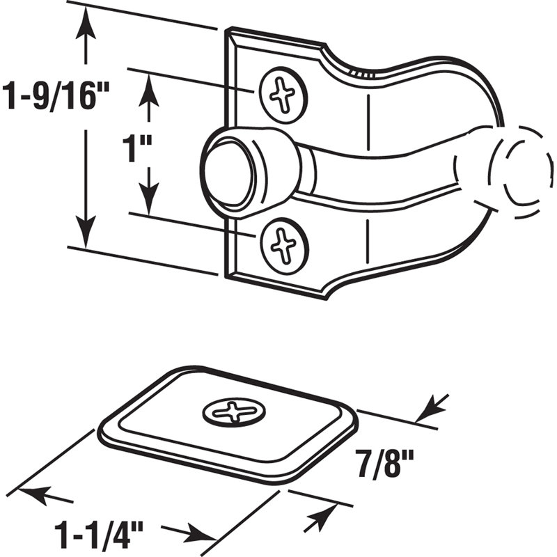 Prime-Line Wood Window Vent Lock