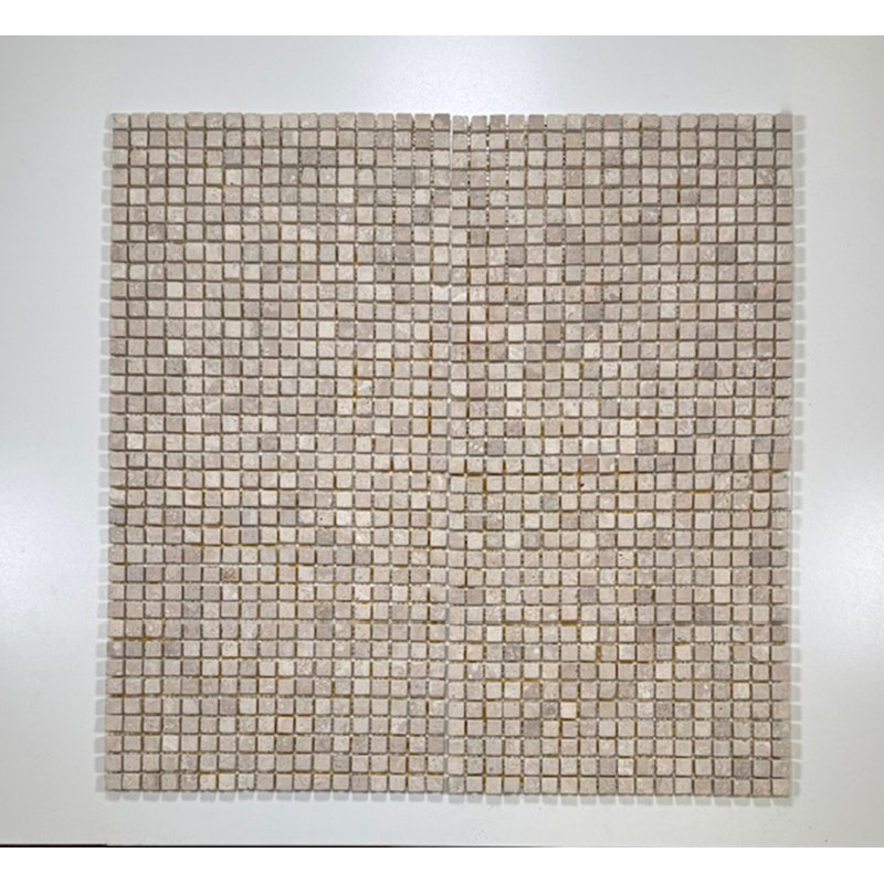 Carrelage mosaïque en travertin 5/8 po x 5/8 po