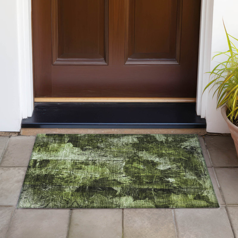 Tapis intérieur / extérieur Cholet avec envers antidérapant, Rectangle 1 pi 8 po x 2 pi 6 po