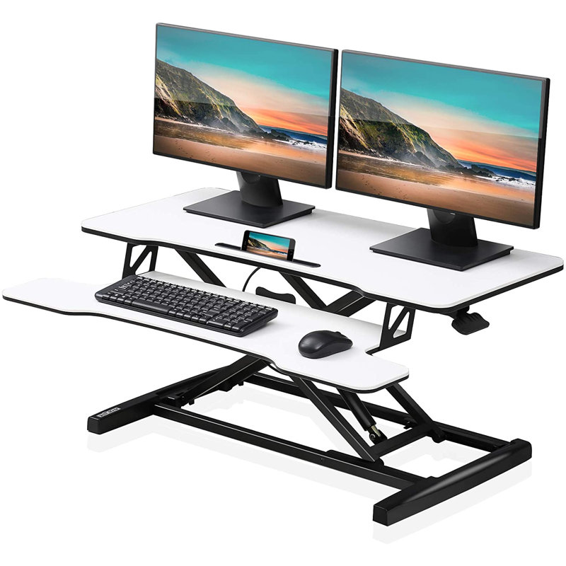 Convertisseur de bureau debout, Blanc