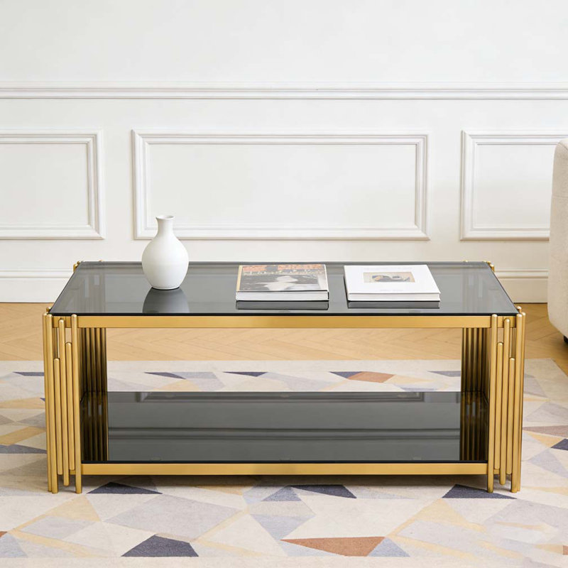 Table basse moderne Modern, Noir, noir, noir, noir