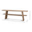 Bodega Vineyards 90'' W Solid Wood Console Table