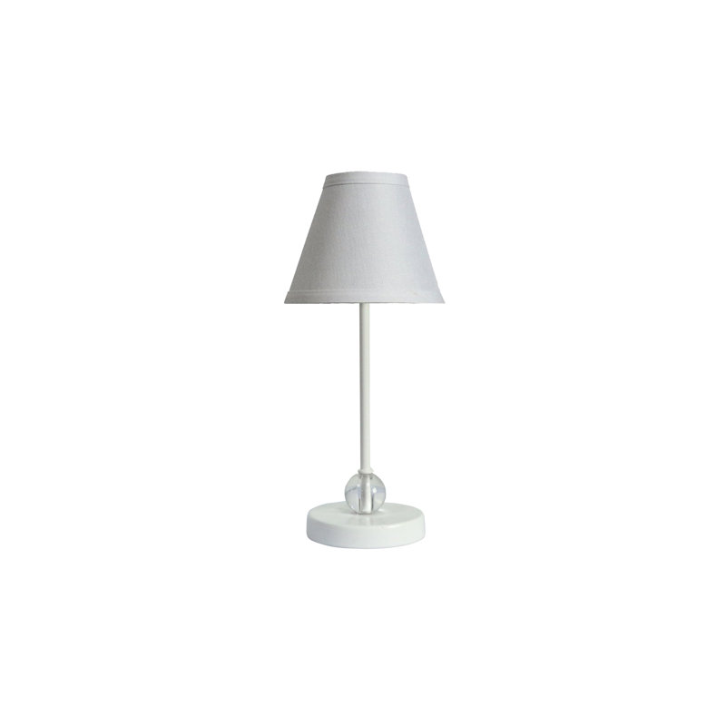 Lampe de table 15 po Moree, Blanc, Blanc