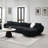 Lucifer Sectional Sofa W/3 Pillows
