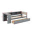 Lit plateforme simple en bois avec tablettes, tiroirs, station de charge et tête de lit tapissier-1793485925-1793485926