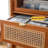 Japanese minimalist design style bookcase