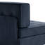 Fauteuil capitonné en velours côtelé-1283549080