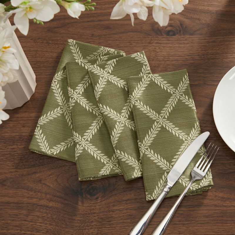 Lenox Laurel Leaf Napkin, Loden
