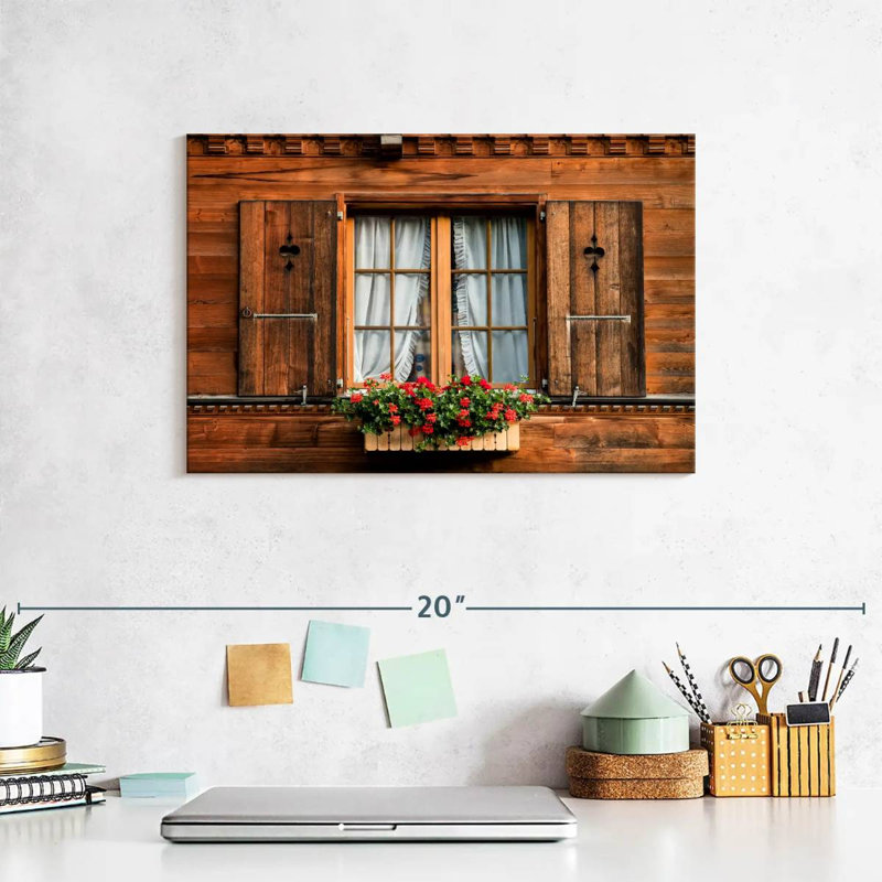 Lilie House Window, 8" H x 12" W