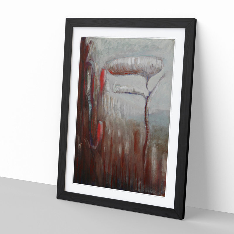Creation of the World Vol.7 by Mikalojus Konstantinas - Picture Frame Painting, 36cm H x 27cm W x 2cm D, Black Framed