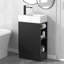 Meuble-lavabo 18,6 po avec lavabo, meuble-lavabo avec tablette à deux niveaux, orienté vers la gauche ou vers la droite-168891016
