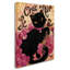 « le chat noir », reproduction d’art sur toile tendue-21024862