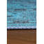 Tapis décoratif bleu à motif tissé rétro-982033566