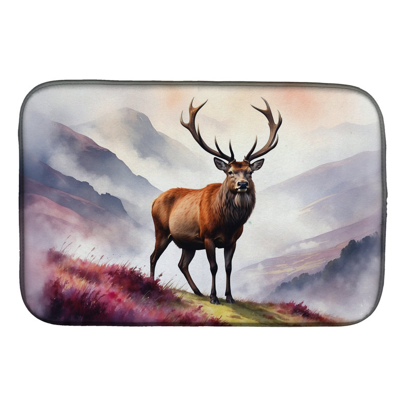 Highland Red Deer Dish Drying Mat