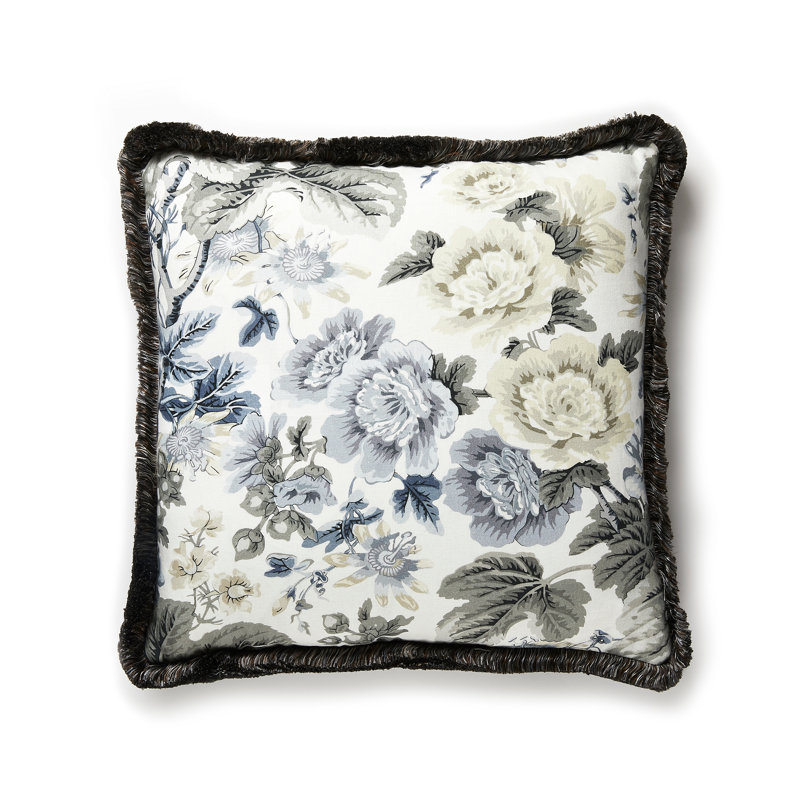 Highgrove Square Pillow Cover & Insert, Winter Sky
