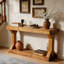 120cm Solid Wood Console Table-633870771