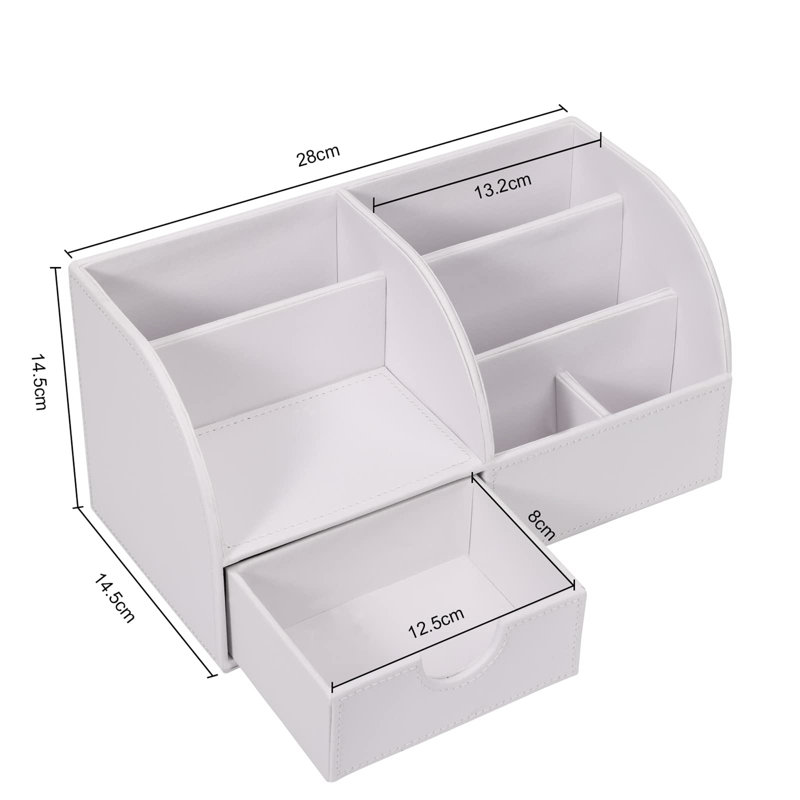 Aavyn Desk Organiser, White