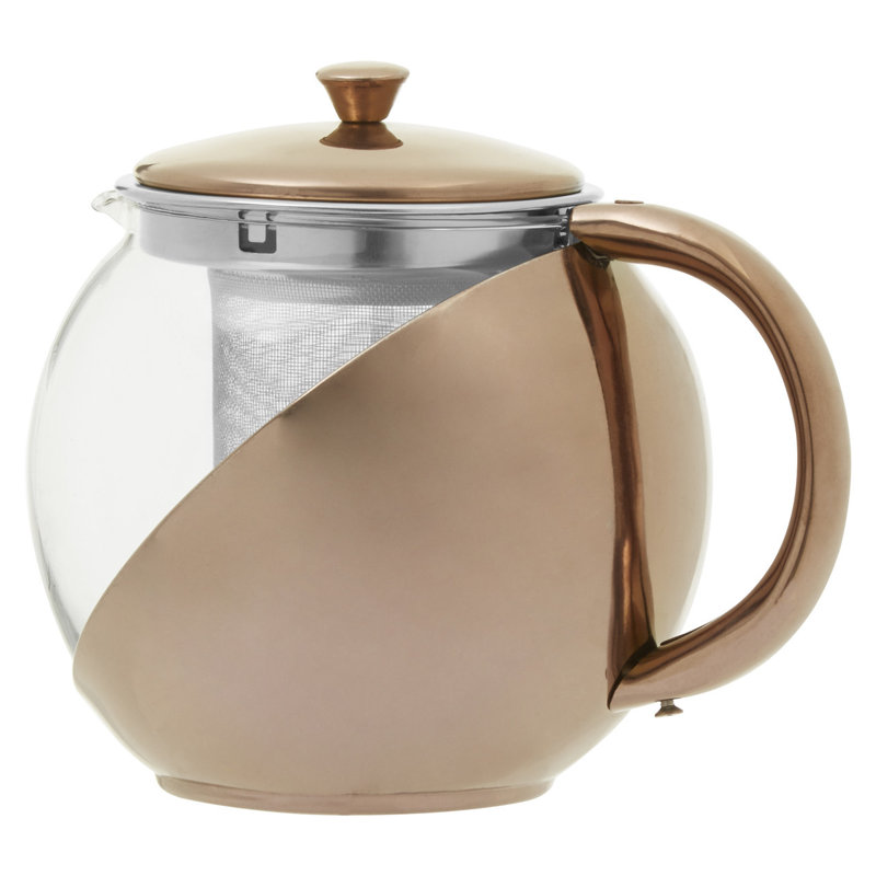 Symple Stuff Imasdun 900ml Glass No Pattern Teapot