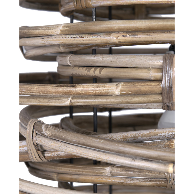 Jaylan 1 - Light Unique/Statement Pendant, 13" H x 20" W x 20" D, Grey