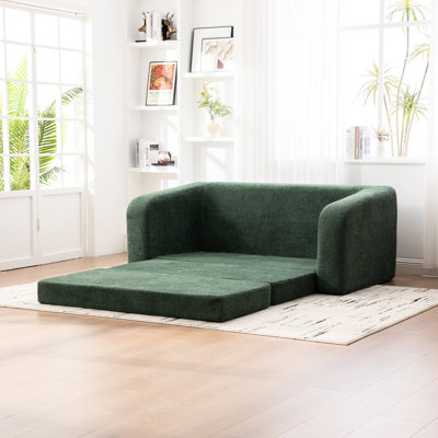 Foldable Convertible , Chenille Upholstery, High - Density Foam, Waterproof & Non Slip, For Home Office Large Living Room