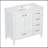 36"Solid Wood Frame Bathroom Vanity With 4 Drawers-1790245115