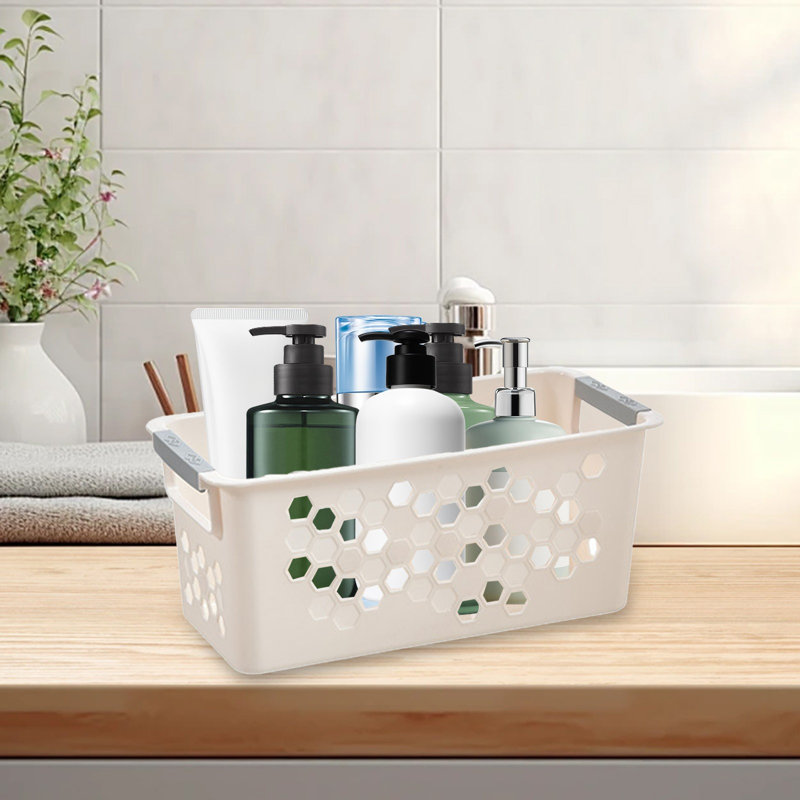 Plastic Storage Basket Student Desktop Organizer Hand Account Stationery Dirty Clothes Basket Storage Basket Plastic Storage Basket