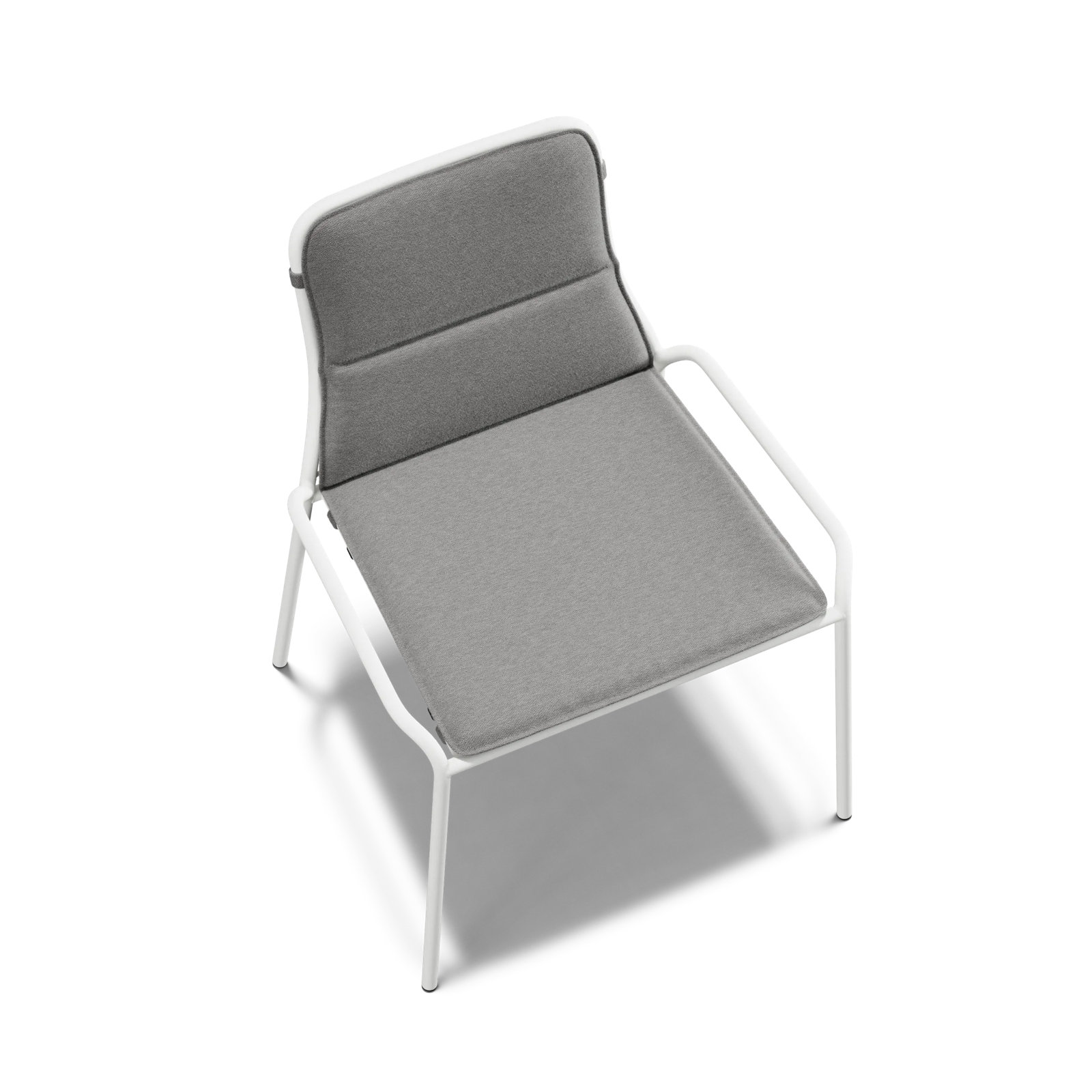 XY Stackable Sunbrella® Patio Side Chair, White