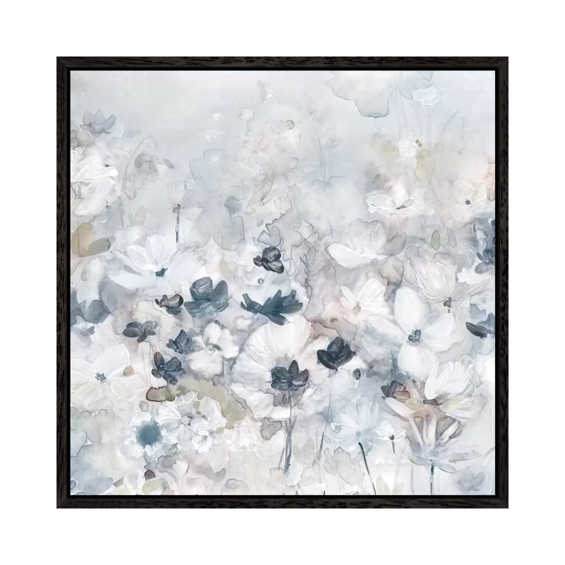 Dreamy Fields by Carol Robinson - Print on Canvas, Black Framed, 93.98 cm H x 93.98 cm W