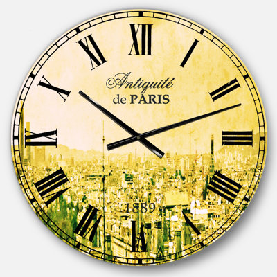 Horloge murale Paris