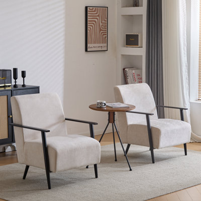 Set Of 2 26.38"W Modern Lounge Chair