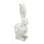 Charmante figurine de lapin joyeux pour une présentation intérieure et extérieure