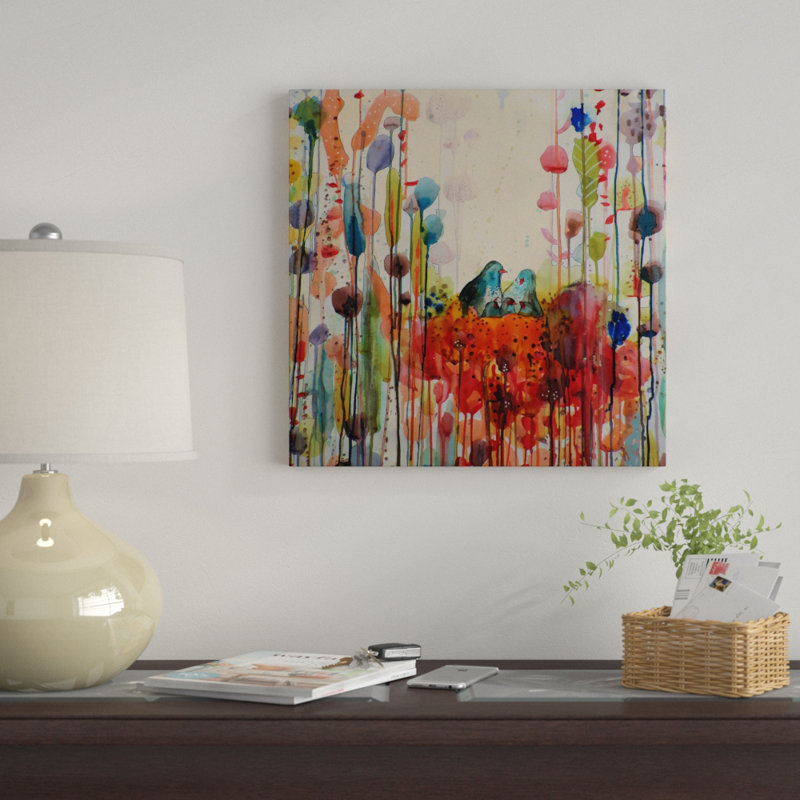 « nest », reproduction sur toile tendue, H 14 po x l 14 po