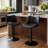 Guzzi Swivel Adjustable Height Bar Stool Modern Counter Stool Faux Leather Barstools With Metal Frame-114210754