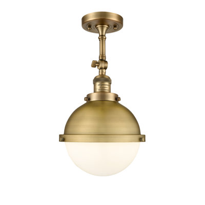 Glass LED Semi Flush Mount