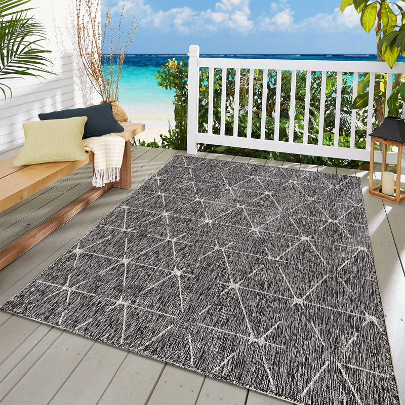 Tapis luxueux, 5,2 x 7,5 pieds, 100% polypropylène, hauteur des poils de 1 mm, 1800 g / m² | Doux et durable, facile à nettoyer avec l'aspirateur | Idéal pour le salon, la chambre à coucher et le bureau | Design élégant et fonctionnel